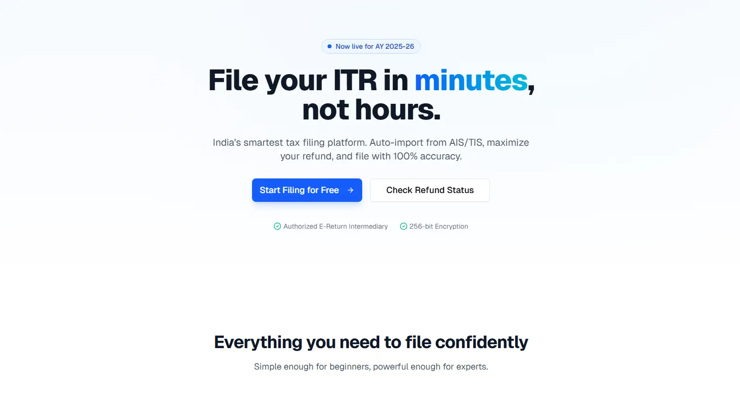 TaxMitra tax filing project